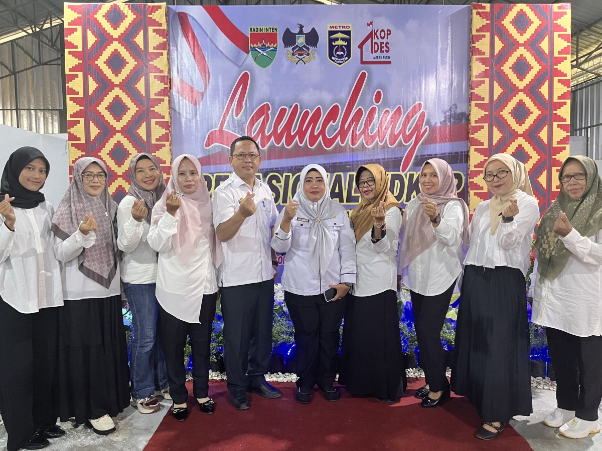 Dinas Koperasi, UKM, dan Ketenagakerjaan menghadiri kegiatan Peresmian Operasionalisasi 1.061 Koperasi Desa/Kelurahan Merah Putih (KDKMP) yang dilaksanakan di Koperasi Kelurahan Merah Putih Yosomulyo