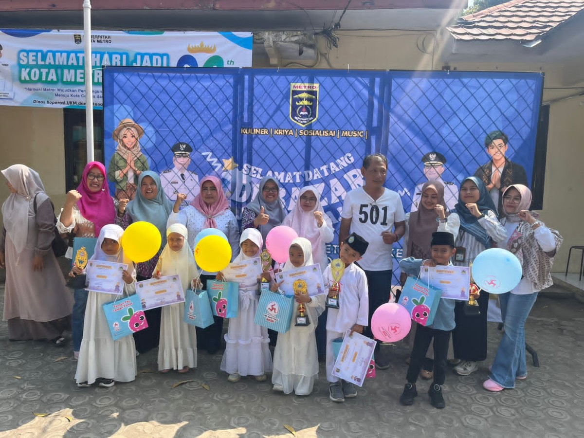 Lomba Tahfidz Qur'an Anak Paud Se-Kota Metro