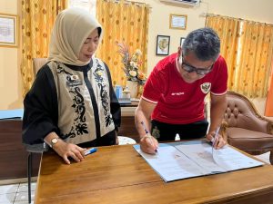 Penandatanganan MoU bersama Paguyuban Kue Kota Metro